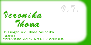 veronika thoma business card